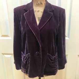 SPENCER JEREMY Luxe Velvet Jacket/Blazer